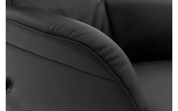 Goossens excellent relaxstoel avec zwart leer - 8195961-02