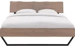Goossens bedframe slade grijs eiken - 8195970-02