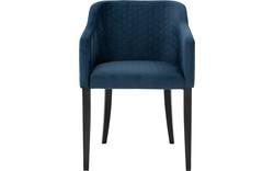Goossens eetkamerstoel peda blauw stof - 8195972-02