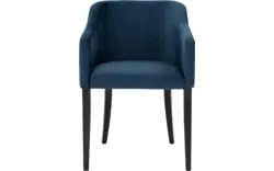 Goossens eetkamerstoel peda blauw stof - 8195972-02