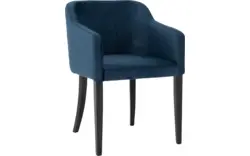 Goossens eetkamerstoel peda blauw stof - 8195972-02