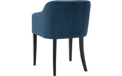 Goossens eetkamerstoel peda blauw stof - 8195972-02