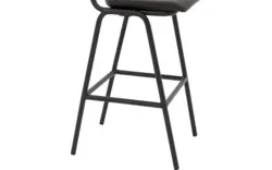 Goossens barstoel chaplin grijs leer - 8195999-02