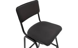 Goossens barstoel chaplin grijs leer - 8195999-02