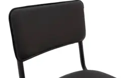 Goossens barstoel chaplin grijs leer - 8195999-02
