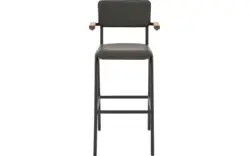 Goossens barstoel chaplin groen leer - 8196001-02