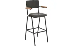Goossens barstoel chaplin groen leer - 8196001-02