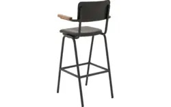 Goossens barstoel chaplin groen leer - 8196001-02