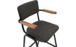 Goossens barstoel chaplin groen leer - 8196001-02