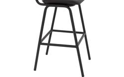 Goossens barstoel chaplin grijs leer - 8196002-02