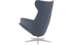 Goossens excellent relaxstoel avec blauw leer - 8196115-02