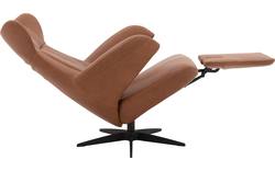 Goossens excellent relaxstoel avec bruin leer - 8196116-08
