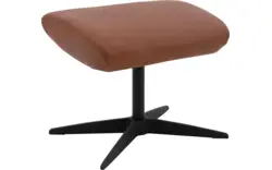 Goossens hocker avec bruin leer - 8196117-01
