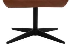 Goossens hocker avec bruin leer - 8196117-01