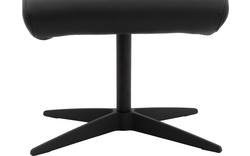 Goossens hocker avec zwart leer - 8196119-02