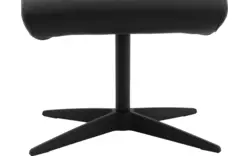 Goossens hocker avec zwart leer - 8196119-02