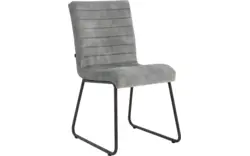 Goossens eetkamerstoel dax grijs stof - 8196133-02