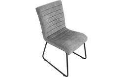 Goossens eetkamerstoel dax grijs stof - 8196133-02