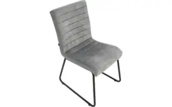 Goossens eetkamerstoel dax grijs stof - 8196133-02