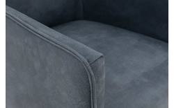 Goossens excellent eetkamerstoel leogang blauw leer - 8196139-02