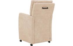 Goossens eetkamerstoel leen beige micro leer - 8196143-03