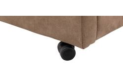 Goossens eetkamerstoel leen bruin micro leer - 8196144-02