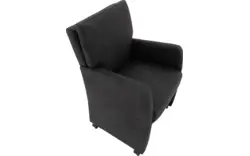 Goossens eetkamerstoel leen grijs microvezel - 8196145-02
