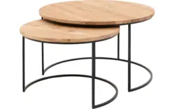 Goossens salontafel iras blank eiken - 8196160-01