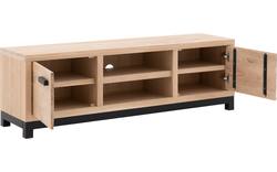 Goossens tv meubel sans blank eiken - 8196218-1