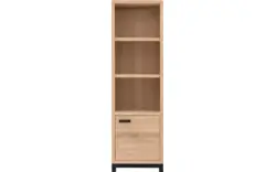 Goossens boekenkast sans blank eiken - 8196221-1
