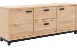 Goossens dressoir sans blank eiken - 8196225-1