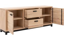 Goossens dressoir sans blank eiken - 8196225-1