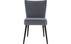 Goossens eetkamerstoel rob blauw stof - 8196227-01