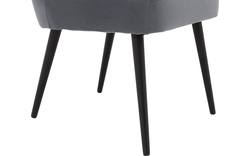 Goossens eetkamerstoel rob blauw stof - 8196227-01