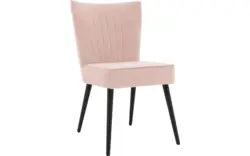 Goossens eetkamerstoel rob roze stof - 8196228-01