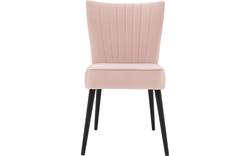 Goossens eetkamerstoel rob roze stof - 8196228-01