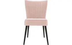 Goossens eetkamerstoel rob roze stof - 8196228-01
