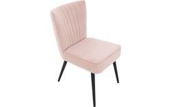 Goossens eetkamerstoel rob roze stof - 8196228-01