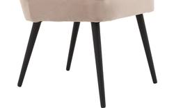 Goossens eetkamerstoel rob grijs stof - 8196231-01