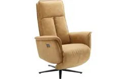 Goossens relaxstoel odyssey bruin micro leer - 8196279-01