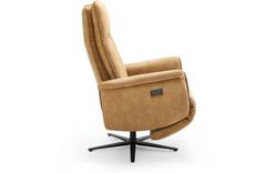 Goossens relaxstoel odyssey bruin micro leer - 8196279-01