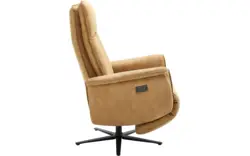 Goossens relaxstoel odyssey bruin micro leer - 8196279-01