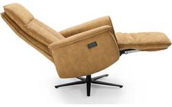 Goossens relaxstoel odyssey bruin micro leer - 8196279-01