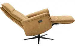 Goossens relaxstoel odyssey bruin micro leer - 8196279-01