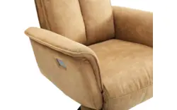 Goossens relaxstoel odyssey bruin micro leer - 8196279-01