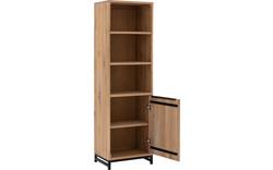 Goossens boekenkast max grijs eiken - 8196805-01