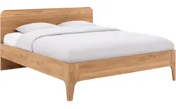 Goossens excellent bedframe curve onbewerkt eiken - 8196831-01