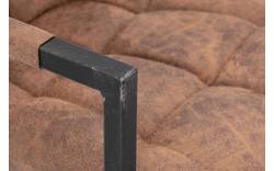 Goossens eetkamerstoel steven bruin microvezel - 8200004-02