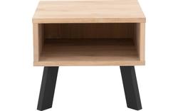 Goossens nachtkastje mud wit eiken - 8200012-2