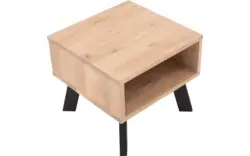 Goossens nachtkastje mud wit eiken - 8200012-2